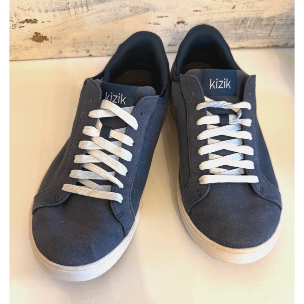 Kizik‎ Unisex Irvine Canvas Lace-Up Sneakers CD4 Tidepool Size US:M10.5/W12